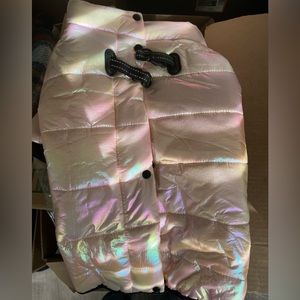 Cute pink fur baby coat